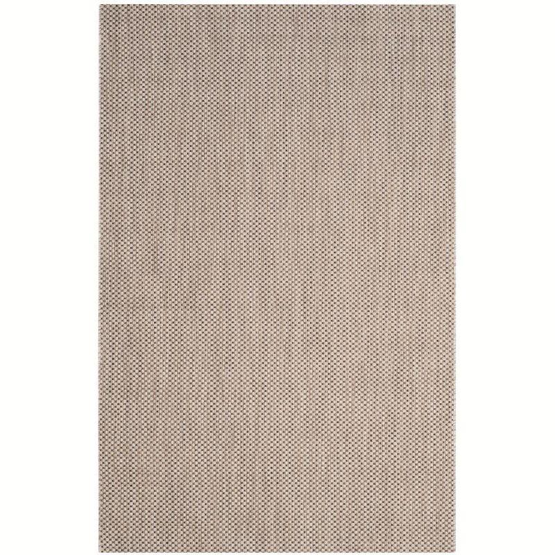 Courtyard CY8521 Power Loomed Indoor/Outdoor Area Rug - Beige/Brown - 4'x5'7" - Safavieh.