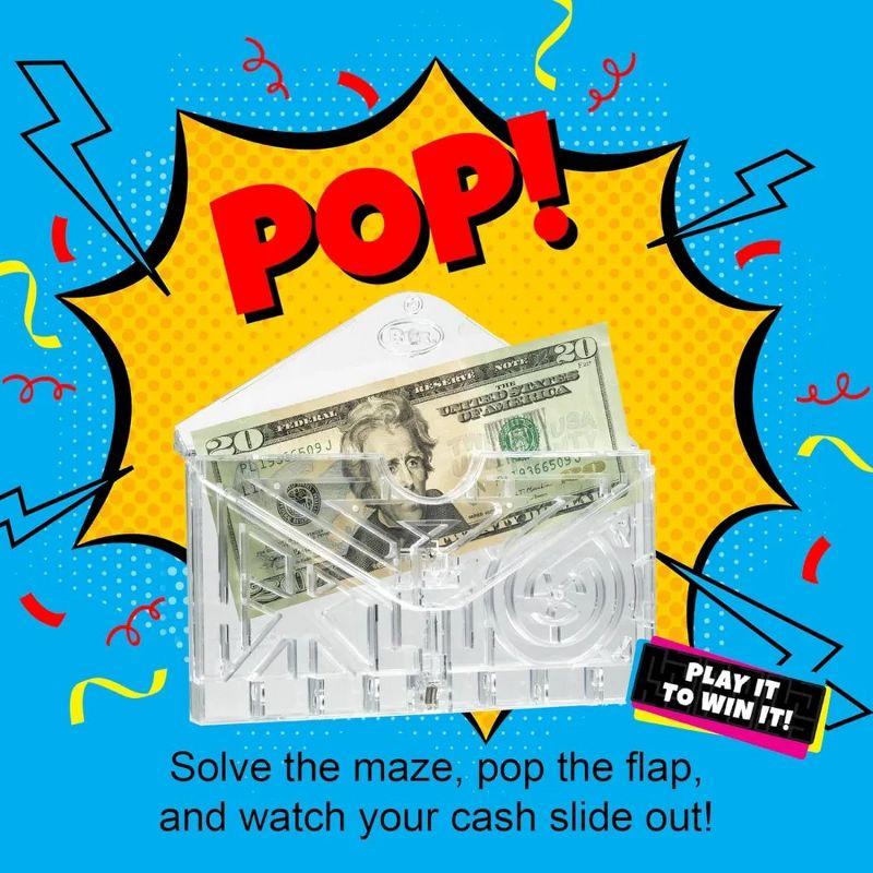 BILZ Money Puzzle E-Lope - Brain Teasing Maze for Cash or Tickets - Fun Way to Give Gifts - Reusable Puzzle for Kids, Adults and All Ages