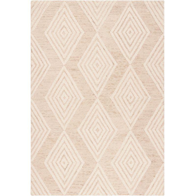 Blossom BLM111 Hand Tufted Area Rug - Beige/Ivory - 4'x6' - Safavieh.