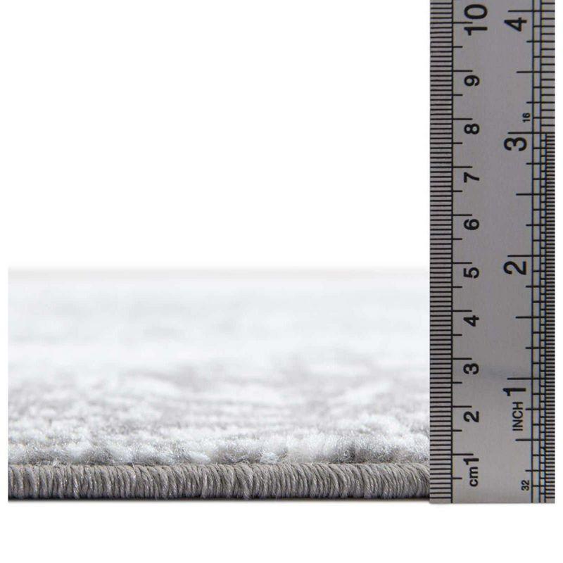Unique Loom 4' 0 x 6' 0 Sofia Grand Gray Area Rug