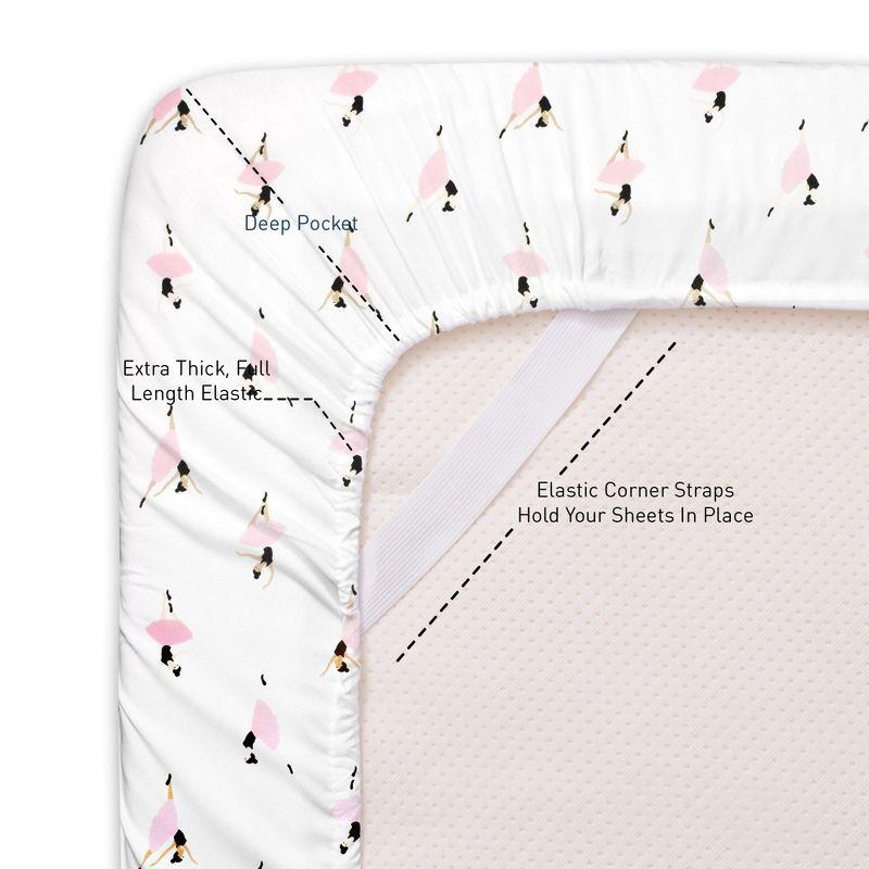Sweet Home Collection Ballerina Bed Sheet Set