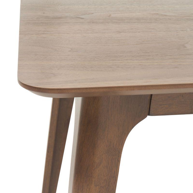 Gideon Dining Table - Natural Walnut - Christopher Knight Home: Scandinavian Style, Seats 4, Rubberwood Frame