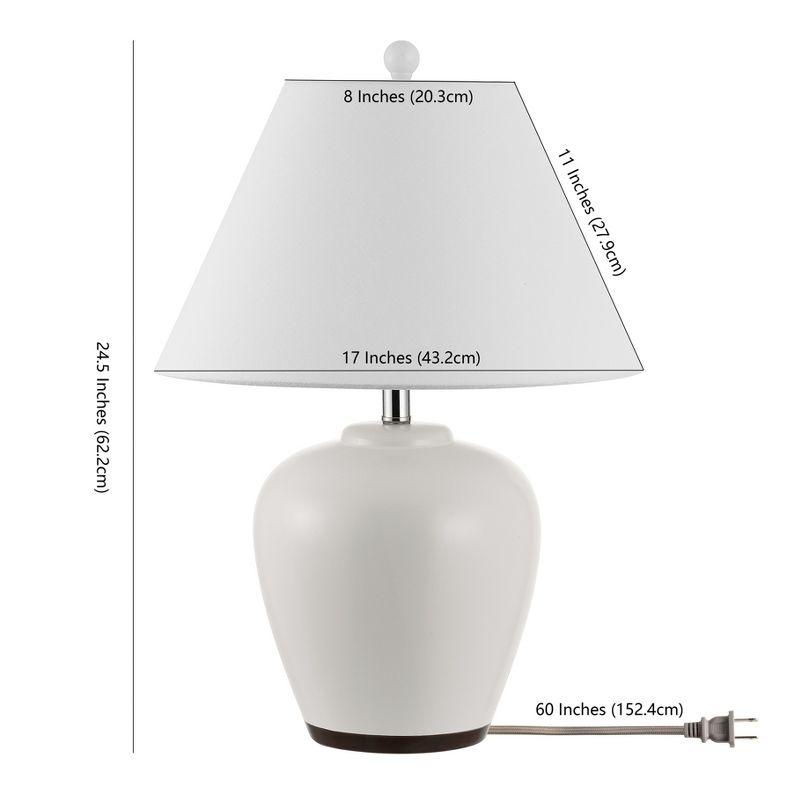 Etren Table Lamp - 24.5 Inch Height - TBL4386 - Ivory - Safavieh