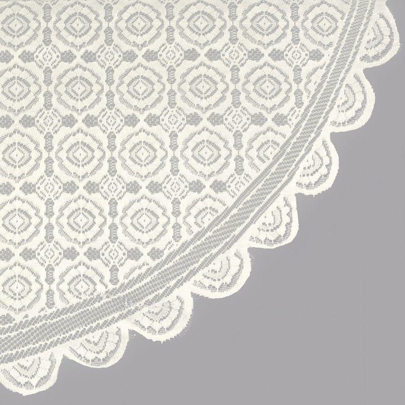Design Imports  Lace Tablecloth, Vintage, 63" Round