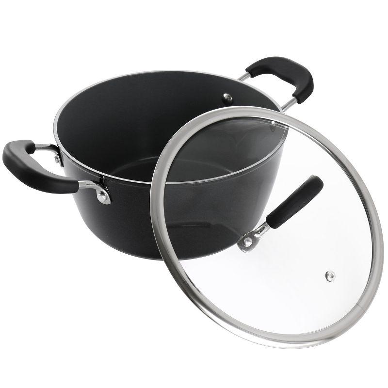 Kenmore Arlington 4.5 Quart Non-Stick Black Aluminum Dutch Oven