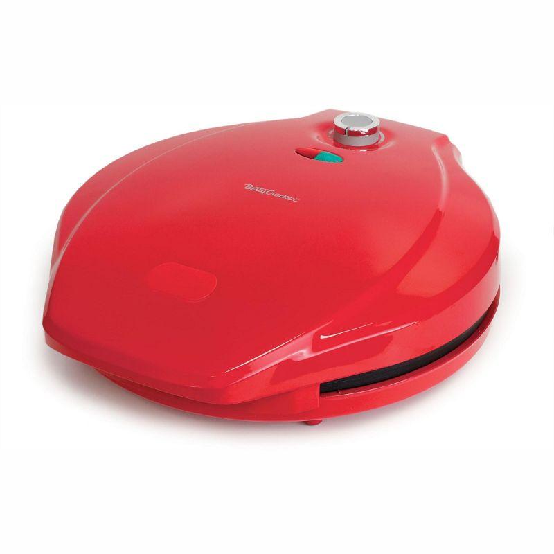 Betty Crocker BC-4958 Kosher Temperature Control Pizza Maker, 12 inch, Red  12"