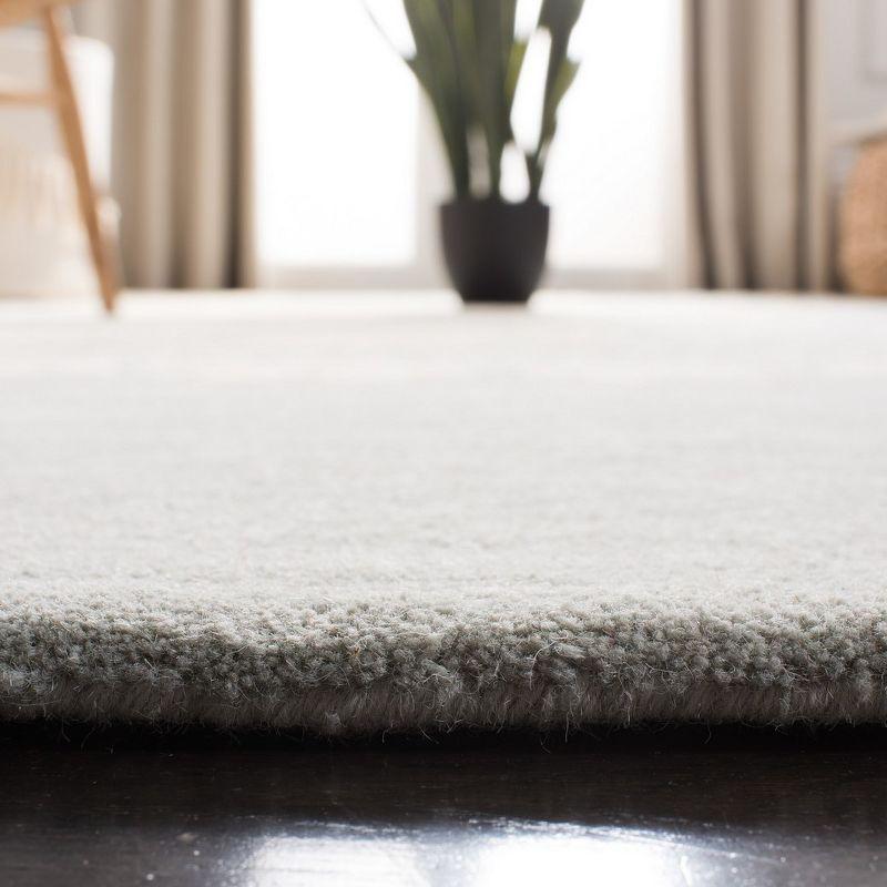 Hand-Tufted Bella Gray Wool 27" Accent Rug