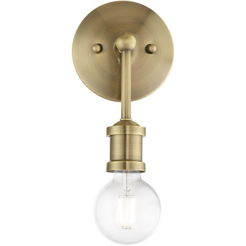 Livex Lighting Lansdale 1 - Light Vanity in  Antique Brass