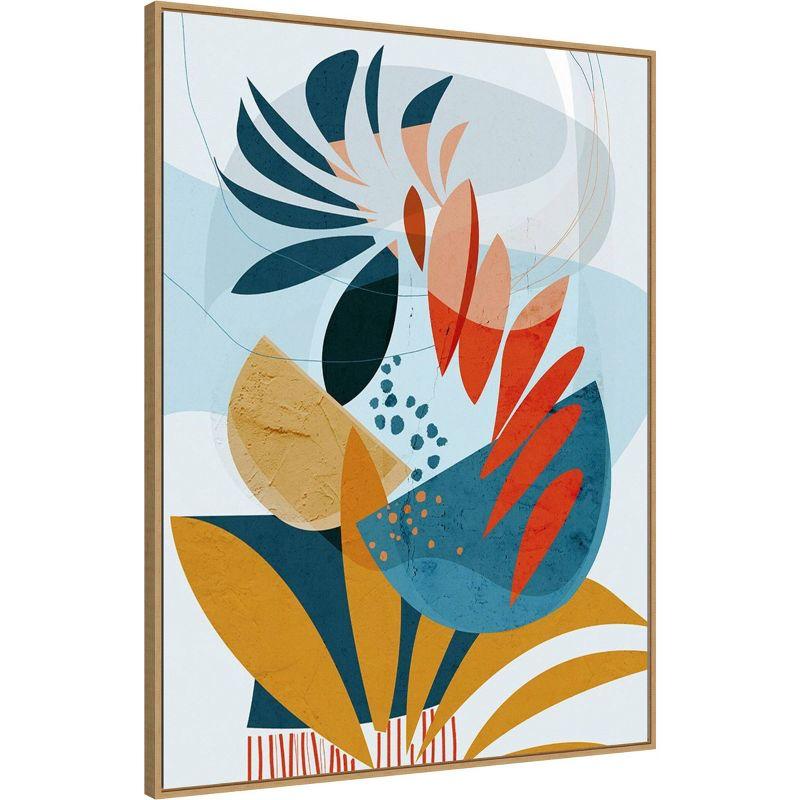 Amanti Art 32" x 42" Tropical Planted by Ishita Banerjee Framed Canvas: Large Sylvie Style Artwork