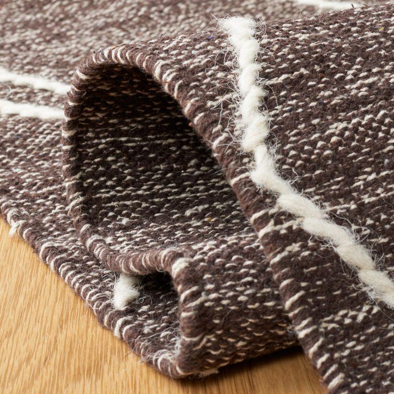 Steelside™ Holtby Southwestern Handmade Flatweave Brown/Ivory Area Rug