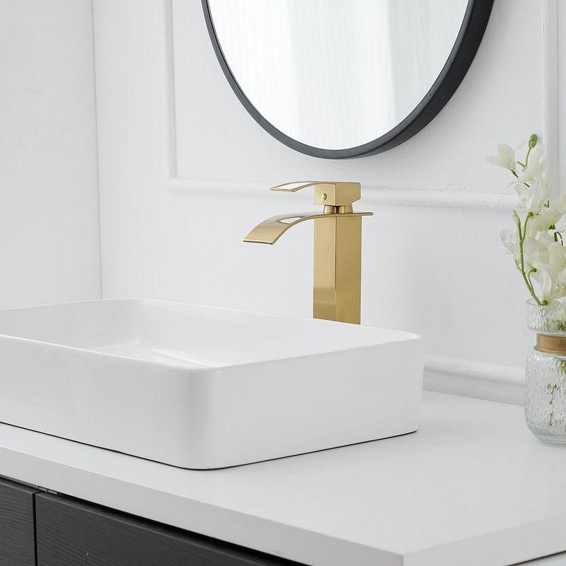 Vessel Sink Faucet Single-handle Bathroom Faucet with Drain Assembly