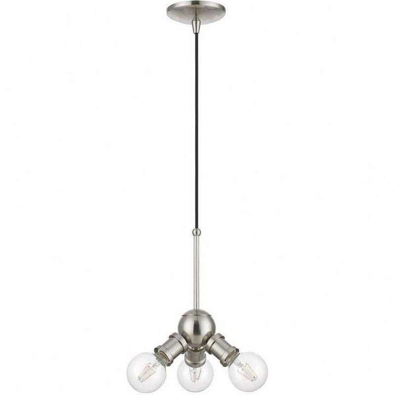 Livex Lighting Lansdale 3 - Light Pendant in  Brushed Nickel