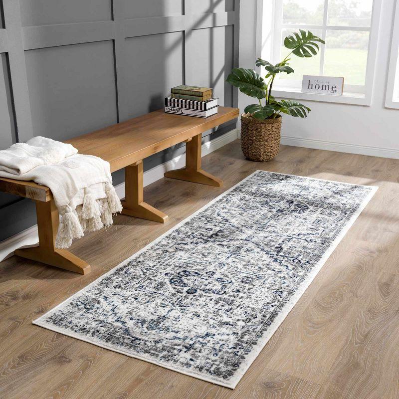 Hauteloom Rectangle Area Rug   Cream