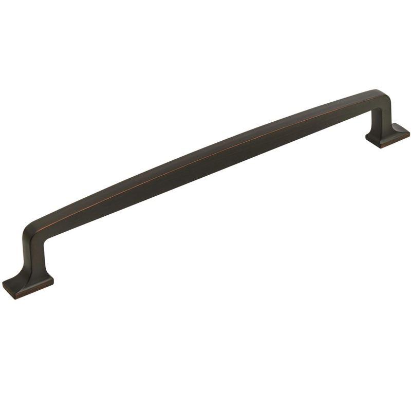 Oil Rubbed Bronze Modern Industrial Appliance Pull with Mounting Hardware