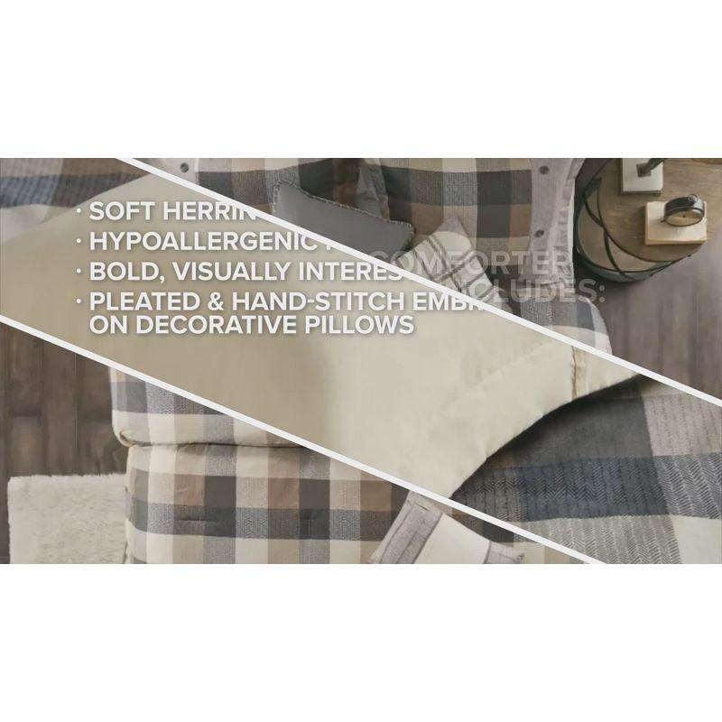 Madison Park Ridge 3 Piece Reversible Plaid Daybed Cover Set