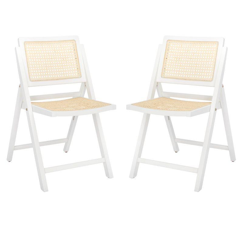 Dan Rattan Folding Dining Chair
