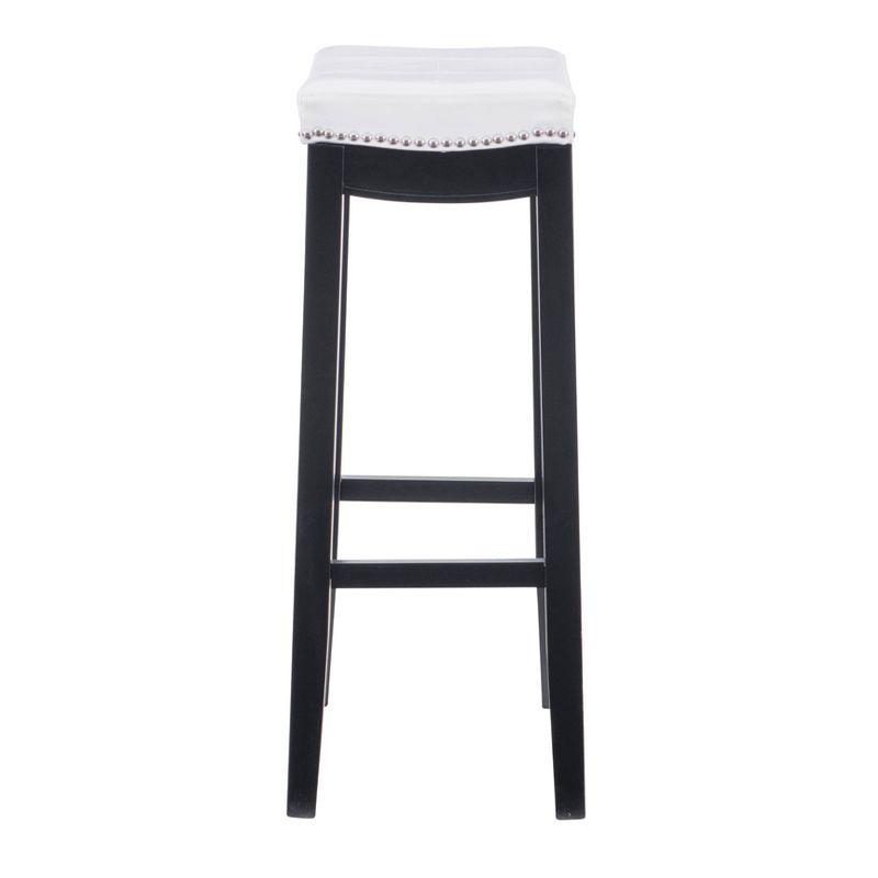 Padded Saddle Seat Barstool Hardwood - Linon