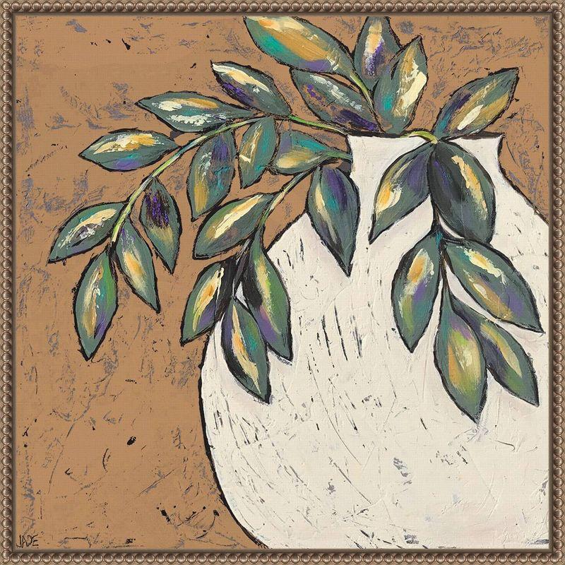 Amanti Art Primitive II by Jade Reynolds Framed Canvas Wall Art Print