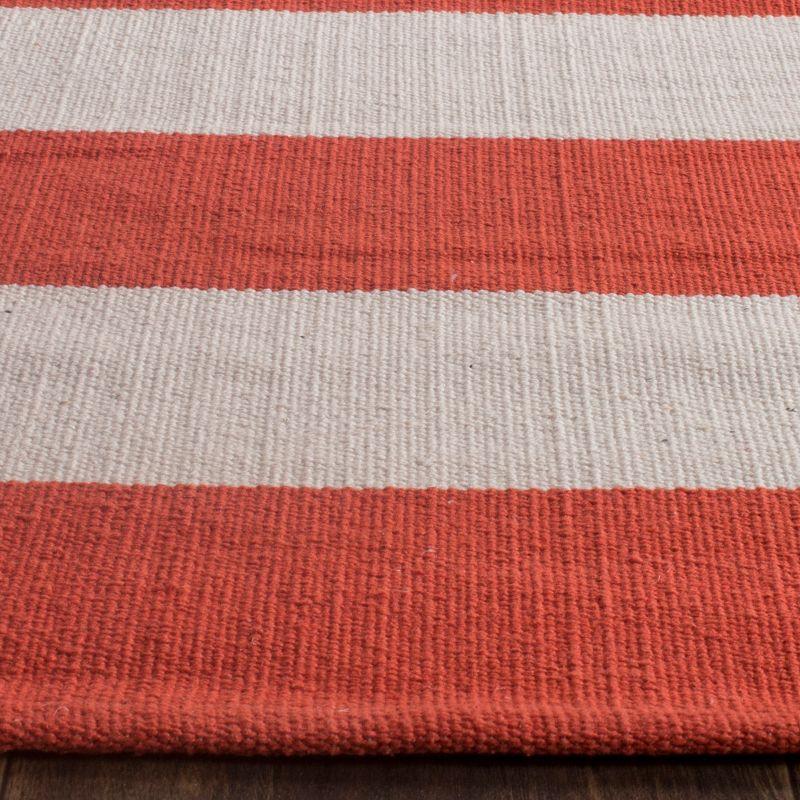 Montauk MTK712 Hand Woven Indoor Runner Rug - Rust/Ivory - 2'3"x9' - Safavieh