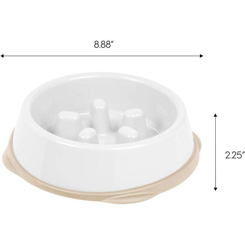 IRIS USA Slow Feeding Bowl for Pets