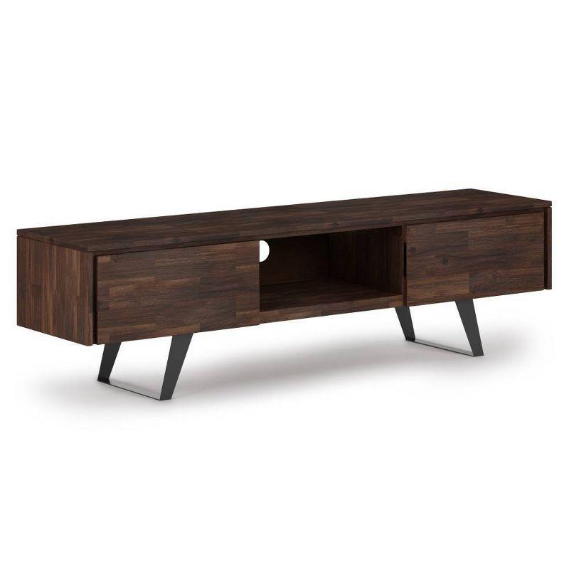 Mitchell TV Stand for TVs up to 80" Distressed Charcoal Brown - WyndenHall