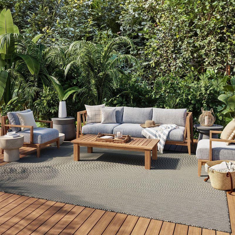 Nourison Courtyard Geometric Indoor / Outdoor Rug