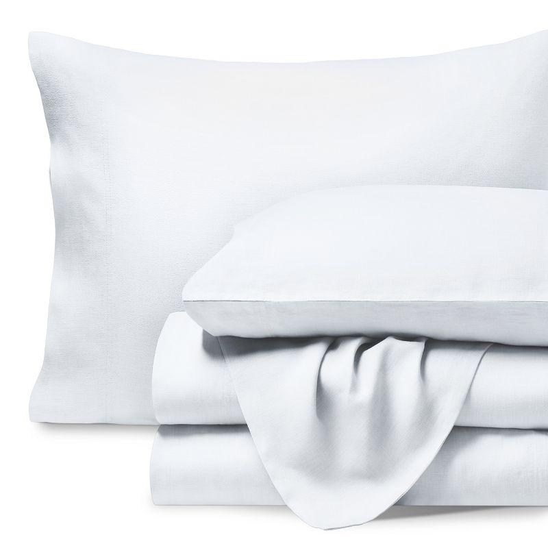 Bare Home 100% Linen Sheet Set