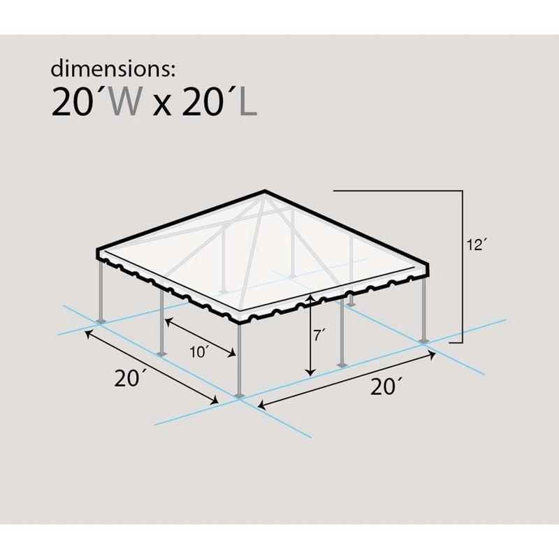 Party Tents Direct Galvanized Party Steel Tent