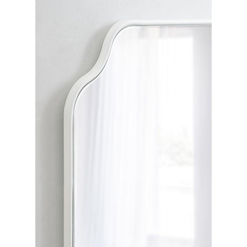 Kate and Laurel Plumley Framed Wall Mirror, 24x36, White