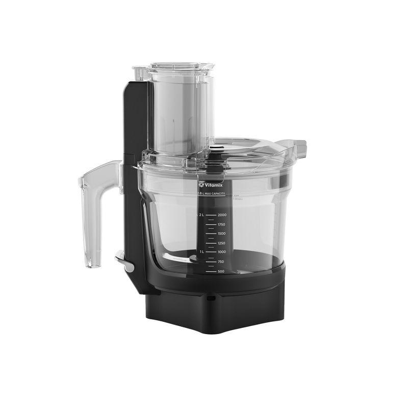 Vitamix Ascent Series 12-Cup Food Processor Attachment Black: BPA-Free, Dishwasher-Safe, Blender Accessory