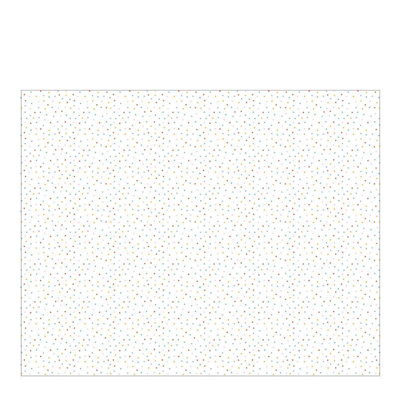 Colorful Polka Dot Paper Party Tablecloth