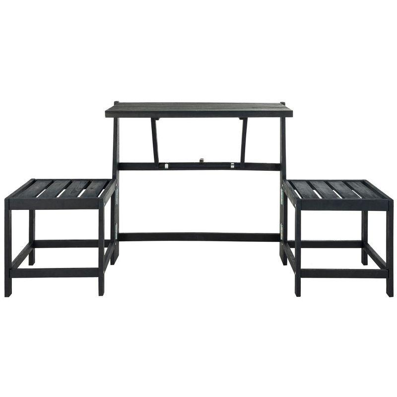 Belamy Transformer Bench - Outdoor - PAT6752 - Dark Slate Gray - Safavieh