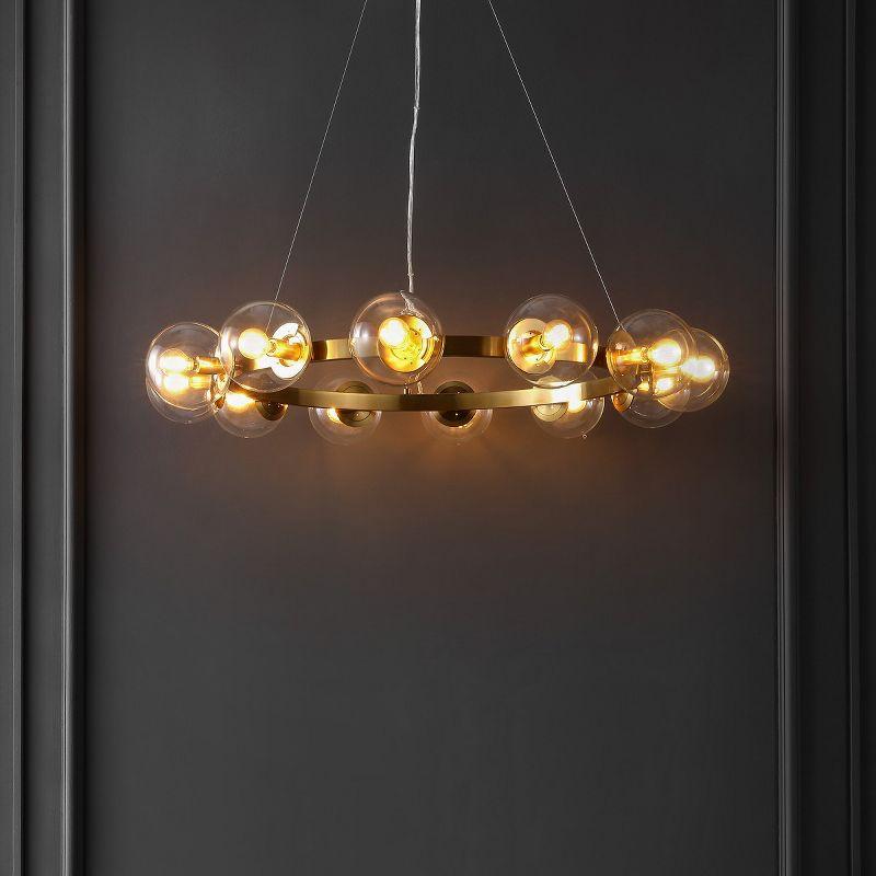 Rylian 12 Light 38" Chandelier - CHA4063 - Brass - Safavieh