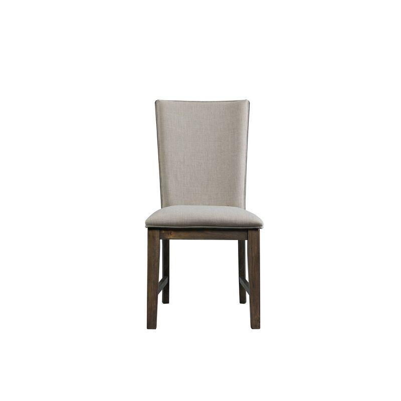 Jasper Upholstered Side Chair Set Toasted Walnut - Picket House Furnishings: Comfortable Seating for Dining Room