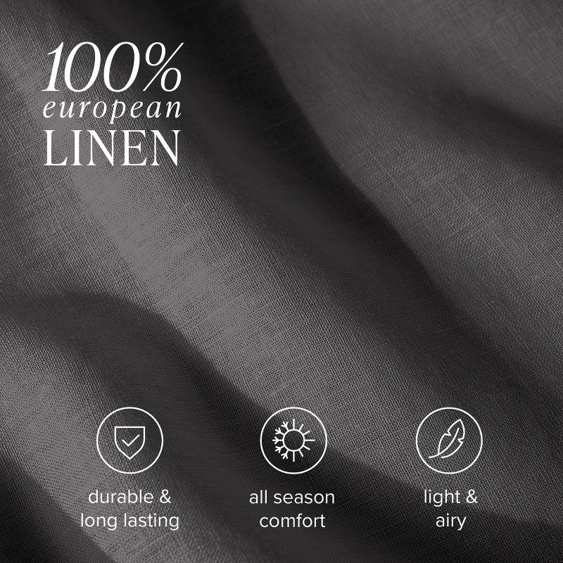 Bare Home 100% Linen Sheet Set