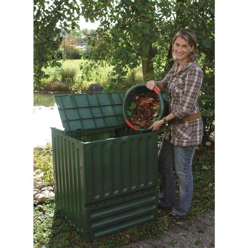 Large Green Recycled Plastic Outdoor Composter, 160 Gallons