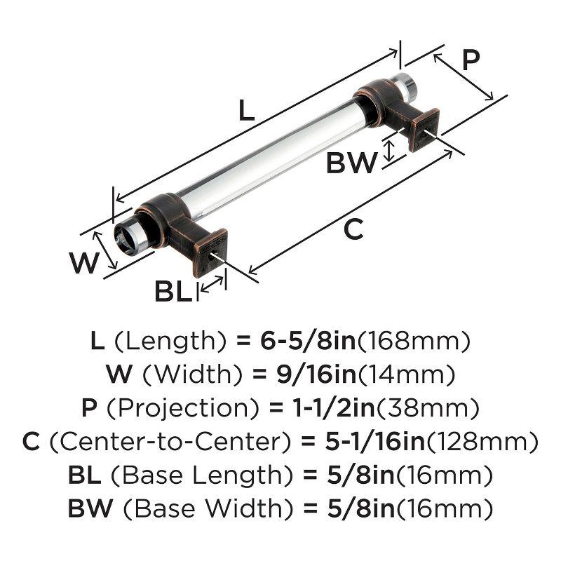 Glacio 5 1/16" Center to Center Bar Pull