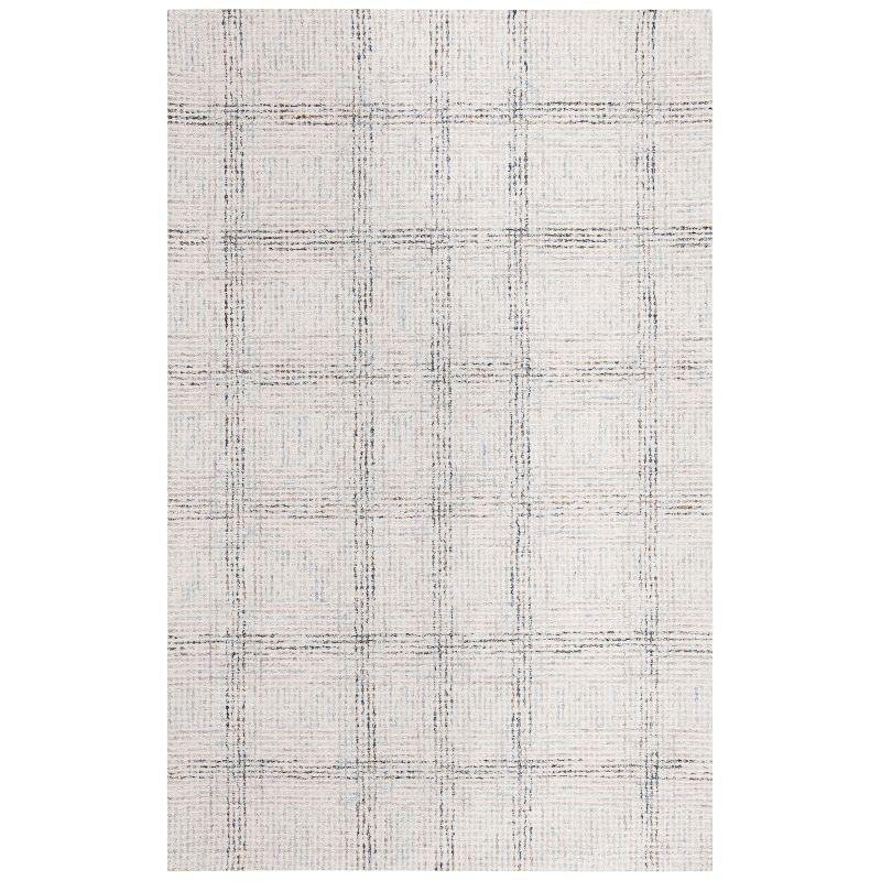 Abstract ABT657 Handmade Indoor Area Rug - Ivory/Gold - 4'x6' - Safavieh