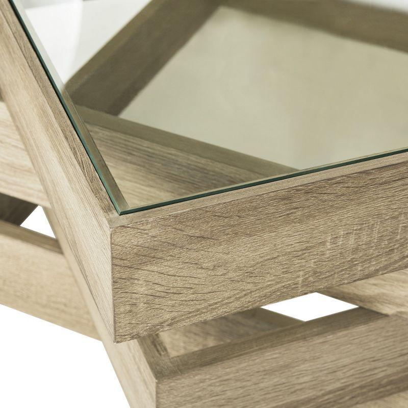 Anwen Coffee Table - Light Grey - Safavieh