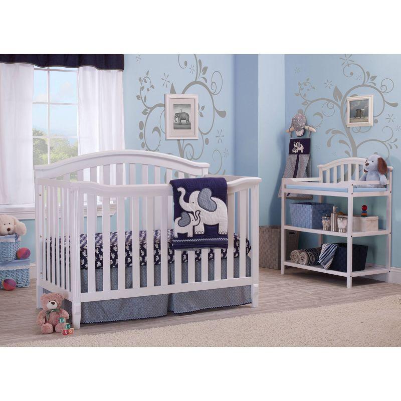 Sorelle Berkley White 4-in-1 Convertible Full-Sized Crib