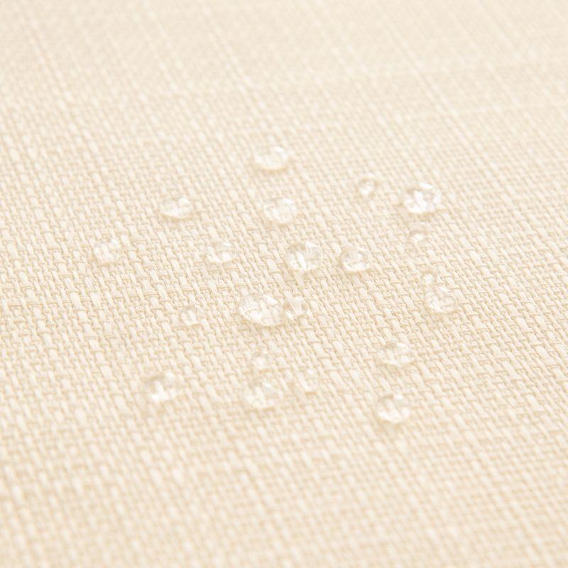 Laurel Solid Texture Water and Stain Resistant Tablecloth - 60" x 144" - Ivory - Elrene Home Fashions