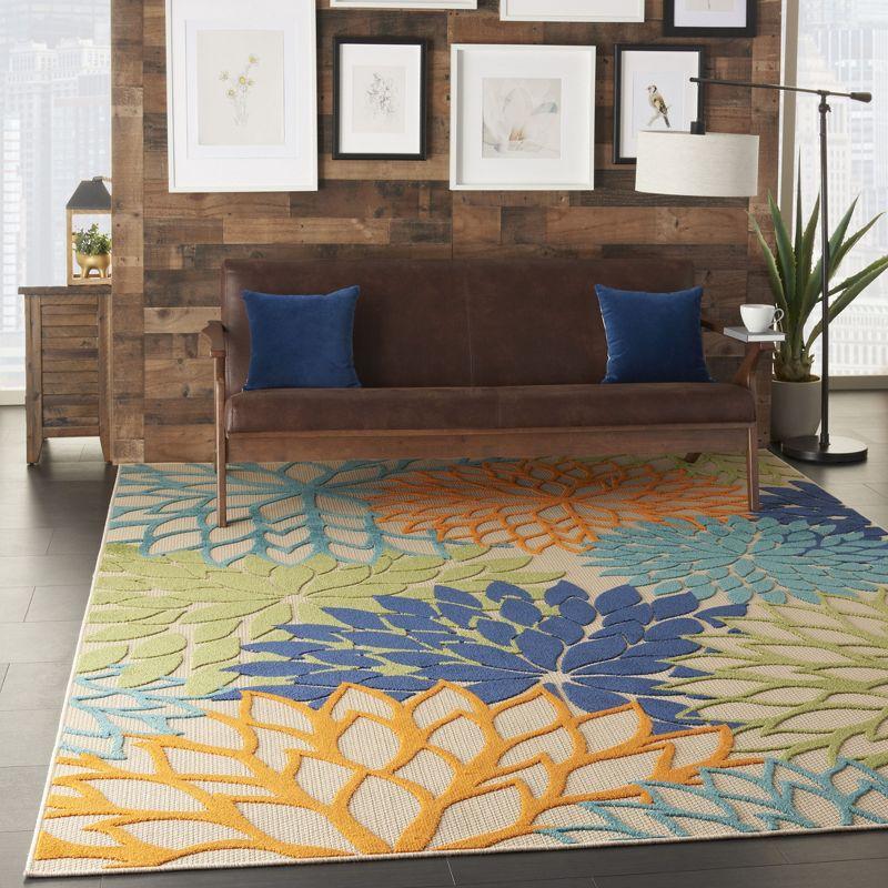 Nourison Aloha Floral Bloom Indoor Outdoor Rug