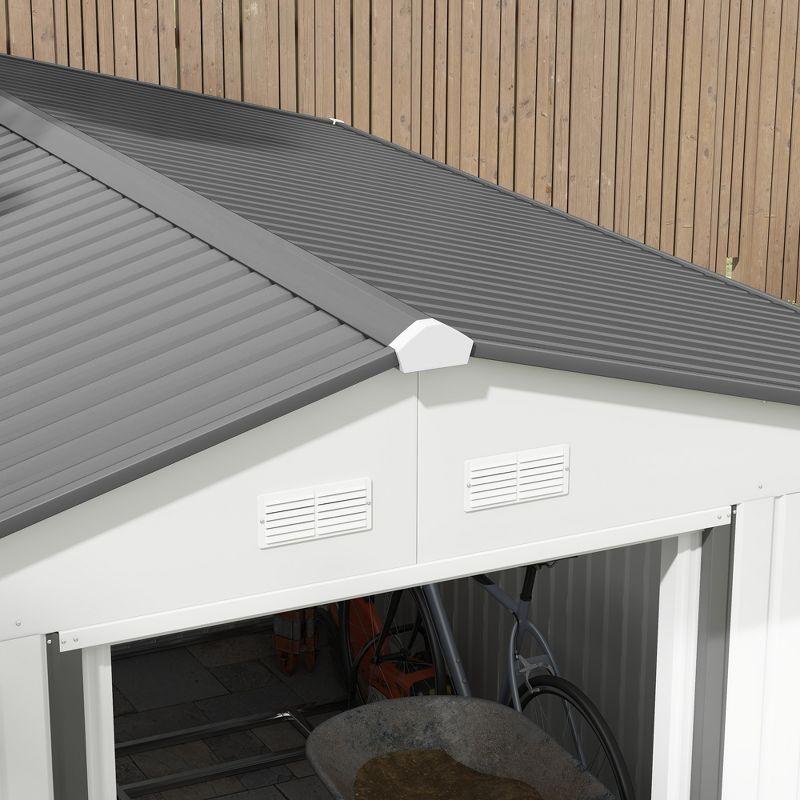 7 ft. W x 4 ft. D Stainless Steel Tool Shed