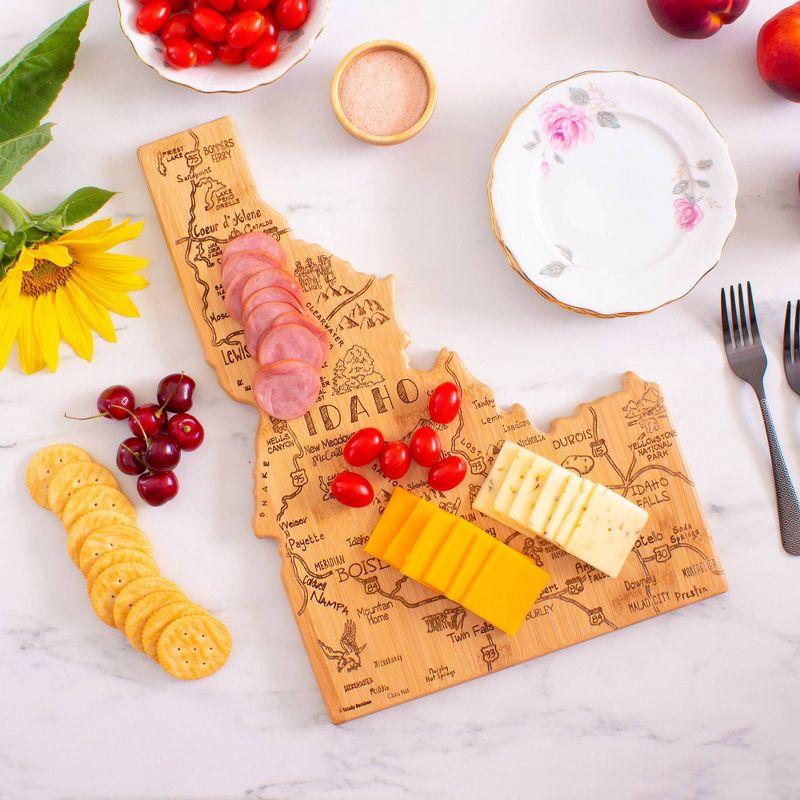 Totally Bamboo Destination Idaho Serving and Cutting Board