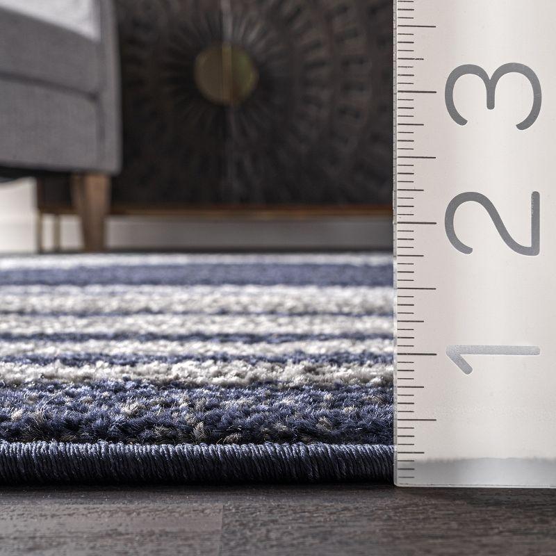 Nuloom Starfish Animal Print 5x8 Indoor Area Rug for Living Room Bedroom Dining Room Kitchen, Blue/Grey