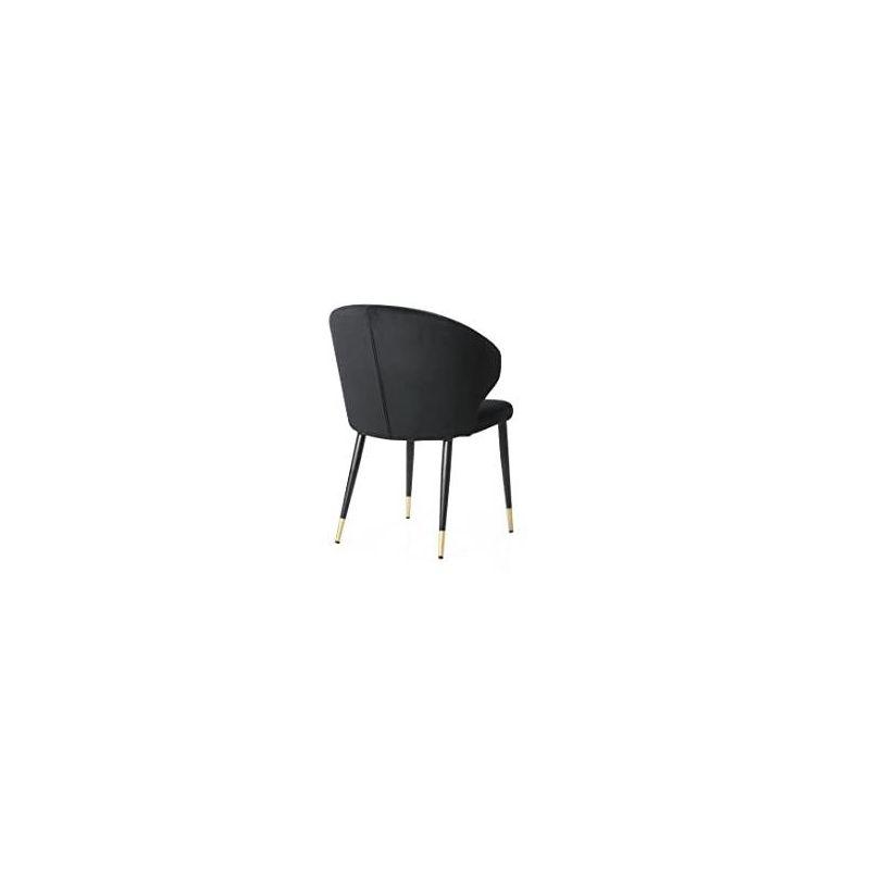 Velvet Upholstered Side Chair