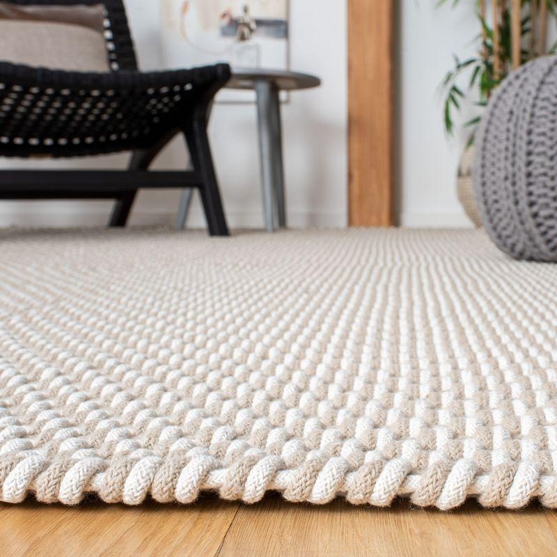 Salem SLM102 Hand Woven Area Rug - Beige/Ivory - 5'x8' - Safavieh.