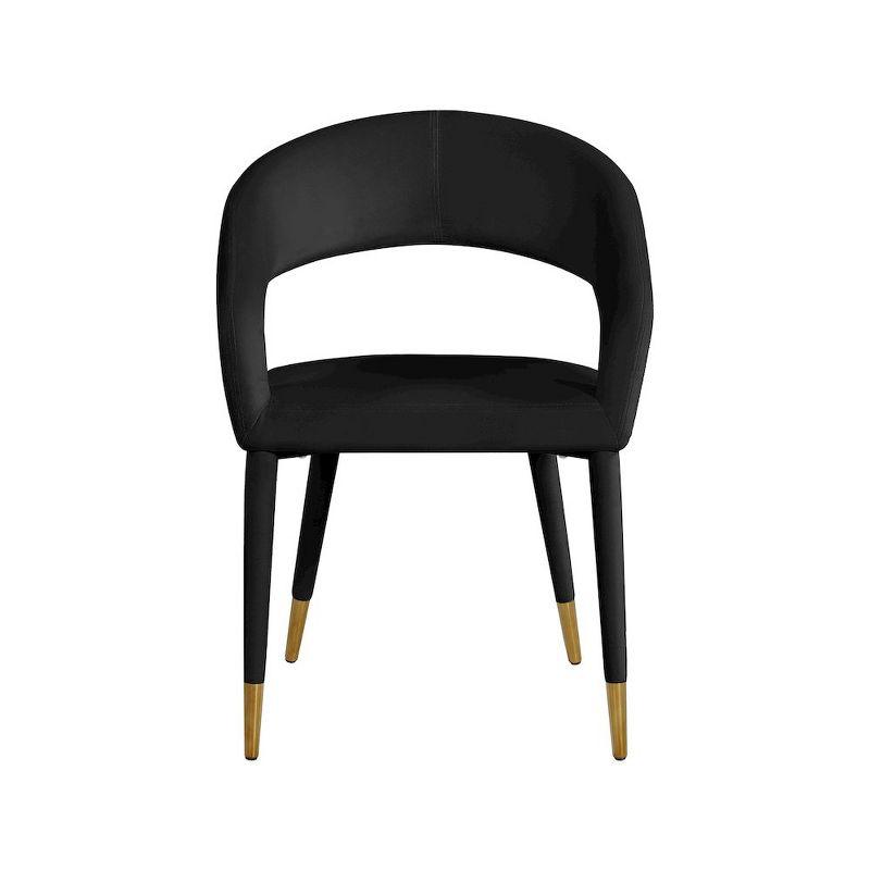 Meridian Furniture,Destiny Black Velvet Dining Chair