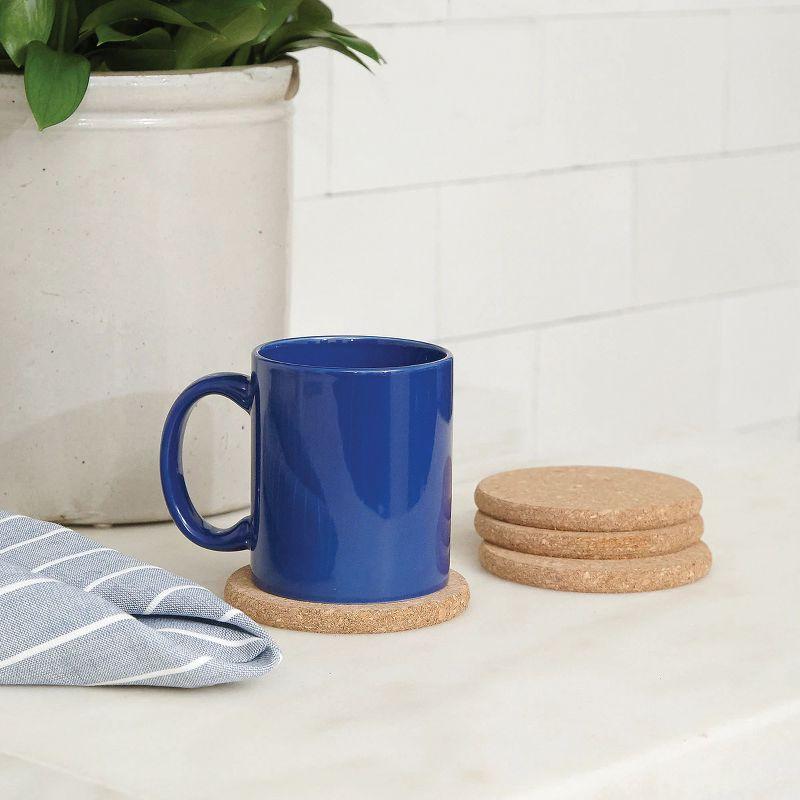 Better Houseware Natural Cork Coasters, Set of 4 in Beige