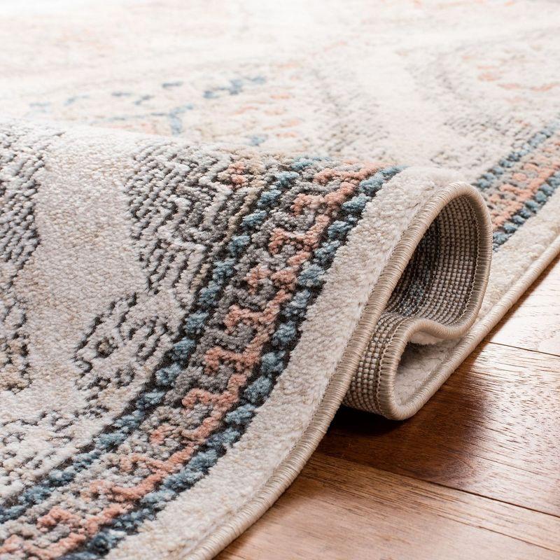 Oregon ORE885 Power Loomed Runner Rug - Grey/Ivory - 2'2"x8' - Safavieh.